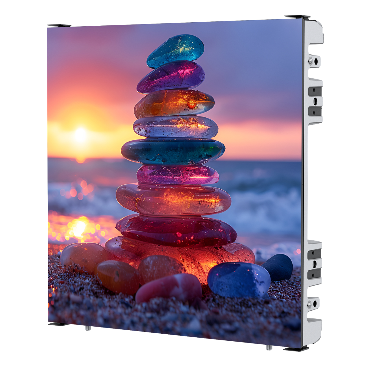 AD Series LED display with illuminated content