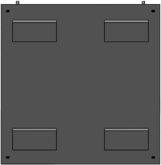 LK-OF full front-service outdoor LED cabinet