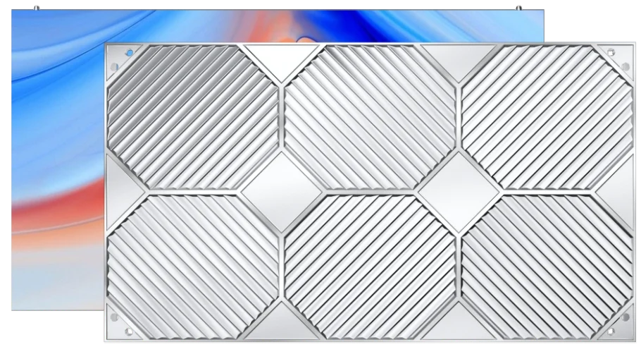LK-SD ultra-fine-pitch LED cabinets shown as a modular display system