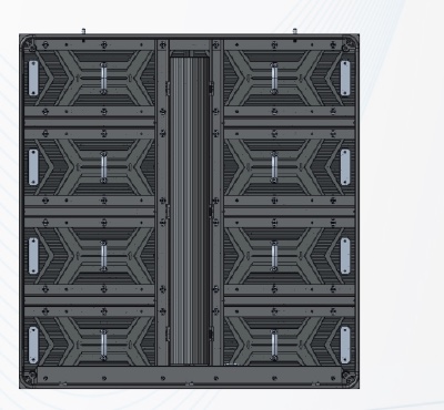 LK-FB2 outdoor front-service LED display cabinet