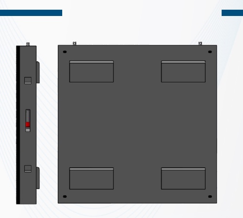 LK-OF outdoor full front-service LED display cabinet