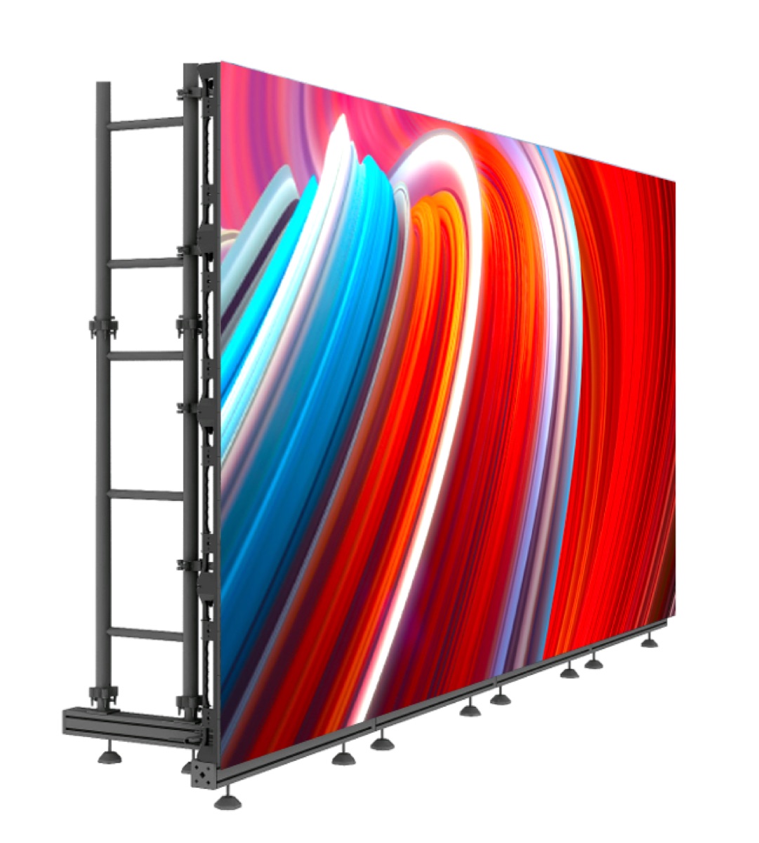 M Series LED display with ground stacking support
